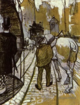 la compagnie d’autobus côtiers 1888 Toulouse Lautrec Henri de Peinture à l'huile